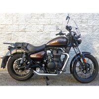 sistema de escape royal enfield meteor 350 mass hot rod