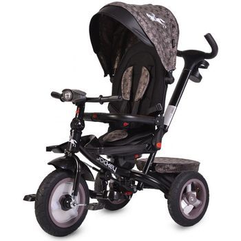 Triciclo Con Bandeja Musical Byox Jockey Estrellas Beige