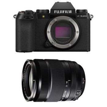 Cámara Mirrorless Fujifilm X-S20 26.1MP 18-135mm Estabilizador 7 pasos WiFi Bluetooth