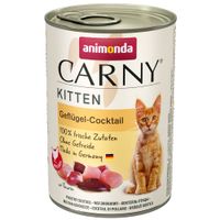 animonda carny kitten 6 x 400g - poultry cocktail