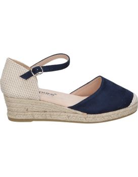 Sandalias De Cuña Para Mujer Amarpies Acx26481 Azul Marino 41
