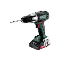 metabo sb 18 lt compact taladro atornillador de percusion de bateria18v 2x ion de litio cargador asc 55 metabox 145