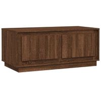 mesa de centromesa auxiliarmesa de cafe madera contrachapada marron roble 102x50x44 cm