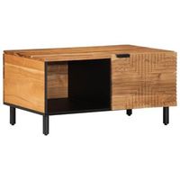 mesa de centro de 80x50x40 cm madera maciza de acacia vidaxl