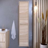 columna de bano diney 2 puertas 140x30x25 cm olmo t-bath