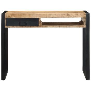 Escritorio | Mesa De Trabajo 100x50x75 Cm Madera Maciza Mango