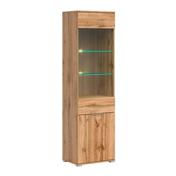 Vitrina 2 puertas tableros de aglomerado laminados madera