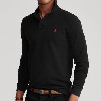 Polo Ralph Lauren Mesh Long Sleeve Polo Shirt - XXL