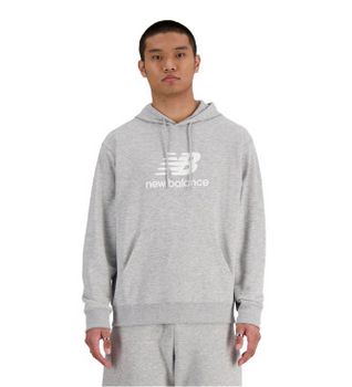New Balance para hombre. MT41501 Sudadera Sport Essentials gris (S), Casual, Algodón, Manga larga