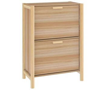 Vidaxl mueble zapatero madera contrachapada 57,5x33x80 cm