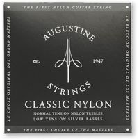 juego de cuerdas para guitarra clasica espanola augustine negro