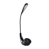 flexo ancla 5w 6000k negro 375lm 43x75x155 cm regulable 3 intensidades flexible orientable y tactil