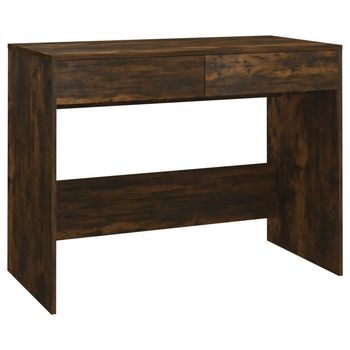 Mesa De Escritorio | Escritorio De Despacho | Escritorio Madera De Ingeniería Roble Ahumado 101x50x76,5 Cm