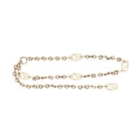 cinturon de metal light gold