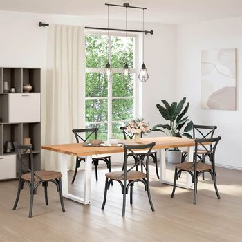 Patas Para Mesa，pierna De Mesa De Comedor En Forma De V 2 Uds Acero Blanco