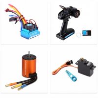wltoys 144001 124018 124019 coche rc mejorado motor brushless 3650 4300kv esc 120a servo 21g conjunto de piezas tx rx