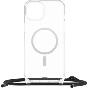 Funda para móvil OtterBox React Necklace Cover Nylon transparente para iPhone 15 Plus