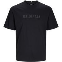 jack  jones camiseta 12262494 jorfrederiksberg tee ss crew neck noos black para hombre