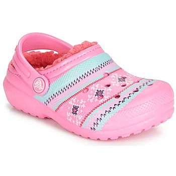 Crocs Zuecos CLASSIC PRINTED LINED CLOG K para niña