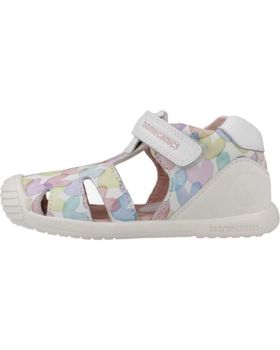 de BIOMECANICS SANDALIAS PARA NINA 252110 ESTAMPADO CORAZONES BLANCOB050