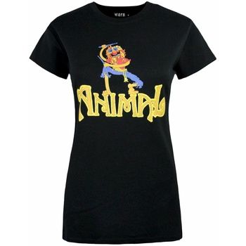Worn Camiseta Animal Drummer para mujer