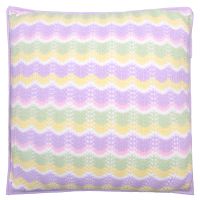 olivia rubin wiggle cushion - pastel - 45x45cm