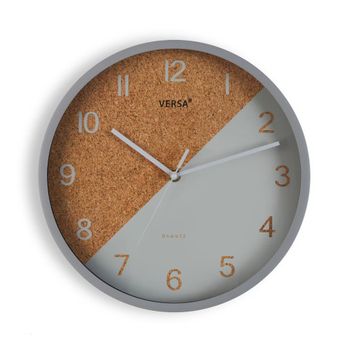 Reloj de pared en plástico blanco