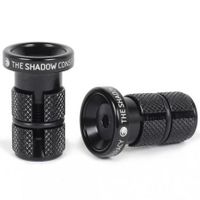 shadow deadbolt slim bar ends black