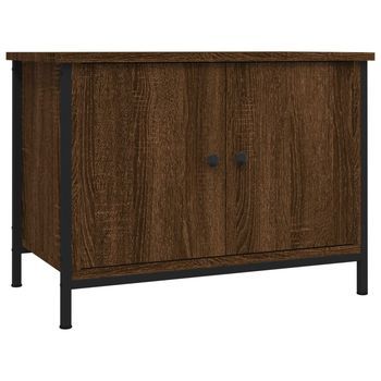 Mueble Tv | Mueble De Salón | Armario Tv Madera Contrachapada Marrón Roble 60x35x45 Cm