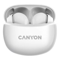 canyon tws-5 auriculares estereo inalambricos blancos
