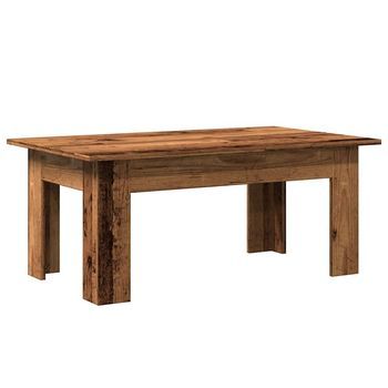 Mesa De Café - Mesa De Centro Madera Contrachapada Madera Envejecida