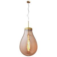 lampara colgante lumineca hatann l 50x80 cm ambar