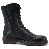 jiudit botines anfibio stivaletto alto zip nero i2035 para mujer