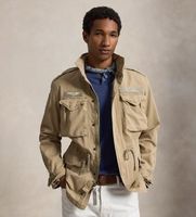 polo ralph lauren para hombre 710961616500 la iconica chaqueta de campo beige l casual algodon