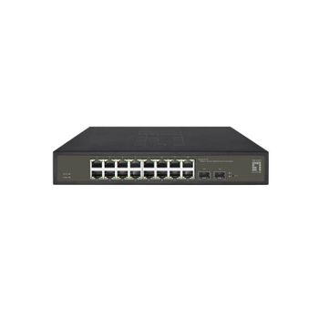 Switch LevelOne GES-2118 Gestionado 16 Puertos Gigabit 2 SFP Rack