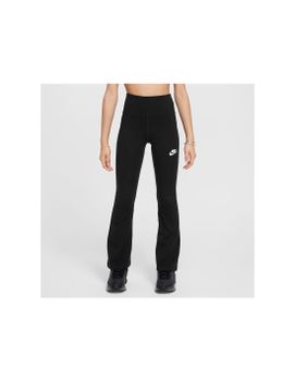 Mallas Nike Sportswear Classic High-Waisted Flared Leggings Niña Negro