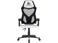 silla gaming - newskill eros mesh carga max 150 kg respaldo mallado tela transpirable blanco