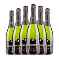 covides casteller brut nature cava joven 75 cl 12 vol pack de 6 unidades