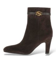 guess para mujer flfotisue10 botines de piel otis marron 40 3 a 5cm cremallera casual