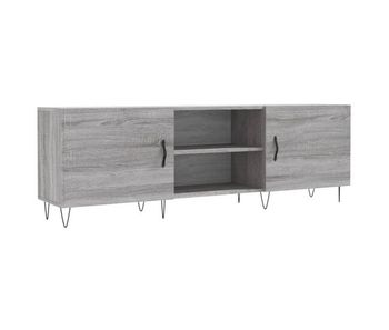 Mueble para tv madera de ingeniería gris sonoma 150x30x50 cm