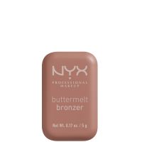 nyx professional makeup buttermelt powder bronzer 12h wear fade  transfer resistant various shades - deserve butta