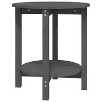 mesa de cafe - mesa de centro de madera maciza de pino gris o55x60 cm