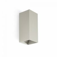 aplique de pared lune estriado 2 luces
