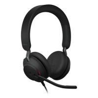 auriculares jabra evolve2 40 se con cable usb-ausb-c para oficina y llamadas estereo negros