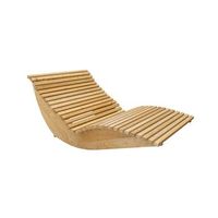 tumbona de madera ondulada wolga - 120 cm