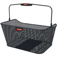klick-fix cesto trasero klickfix city malla estrecha para racktime 40x20x30 negro