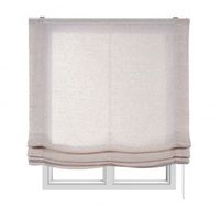 estor plegable sin varillas estor paqueto traslucido para ventanas y puertas beige 135 x 175 cm