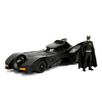 batman - coche batmovil 1989 124 de metal con figura batman