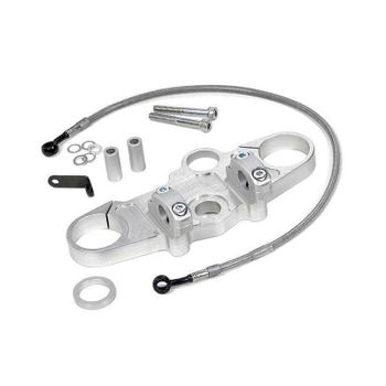 Puente de horquilla Suzuki SV 650 SA '07-'08 kit de conversión Superbike LSL gris