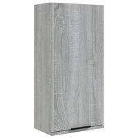 armario de bano de pared gris sonoma 32x20x67 cm vidaxl
